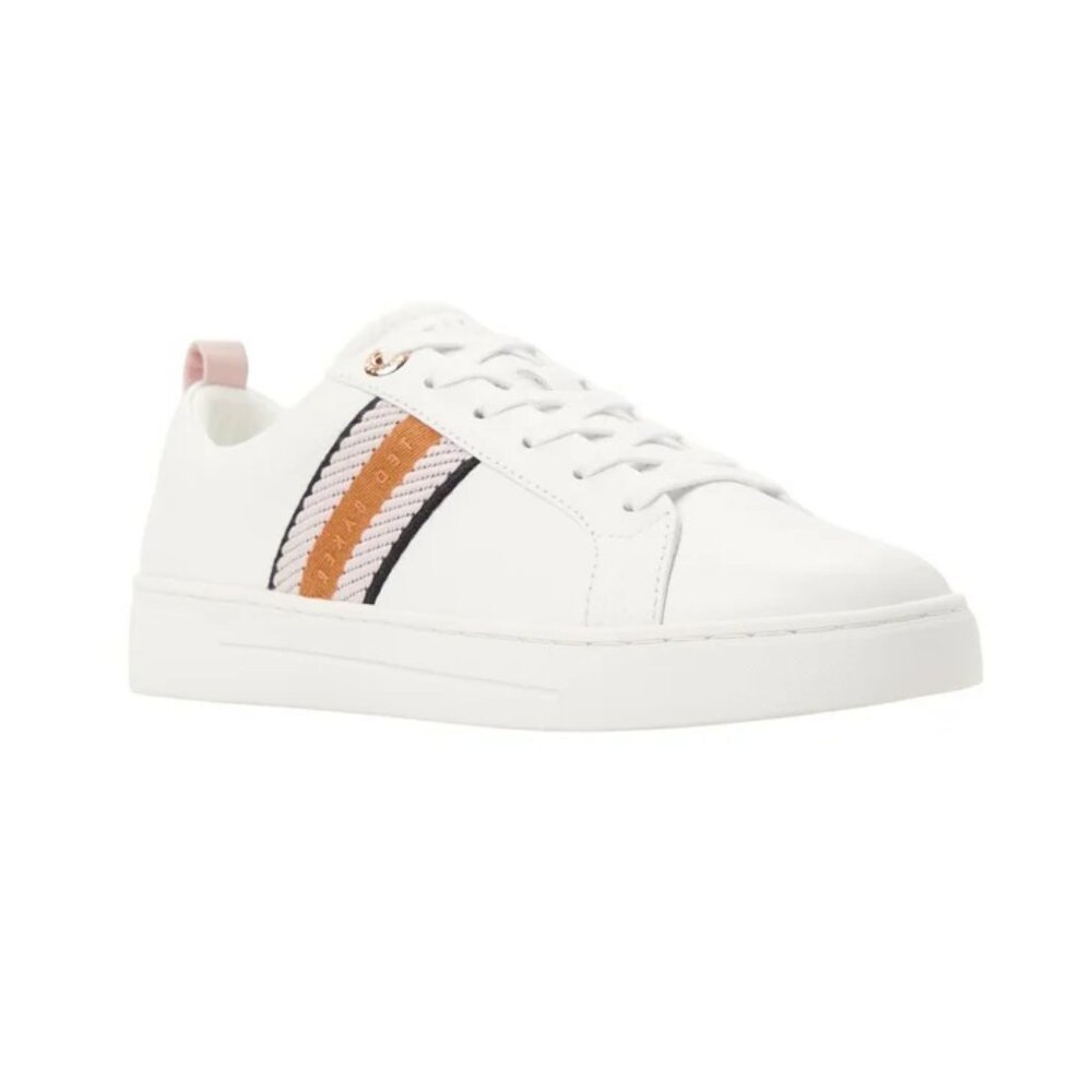 TED BAKER‎ White women Leather Low Top Sneakers